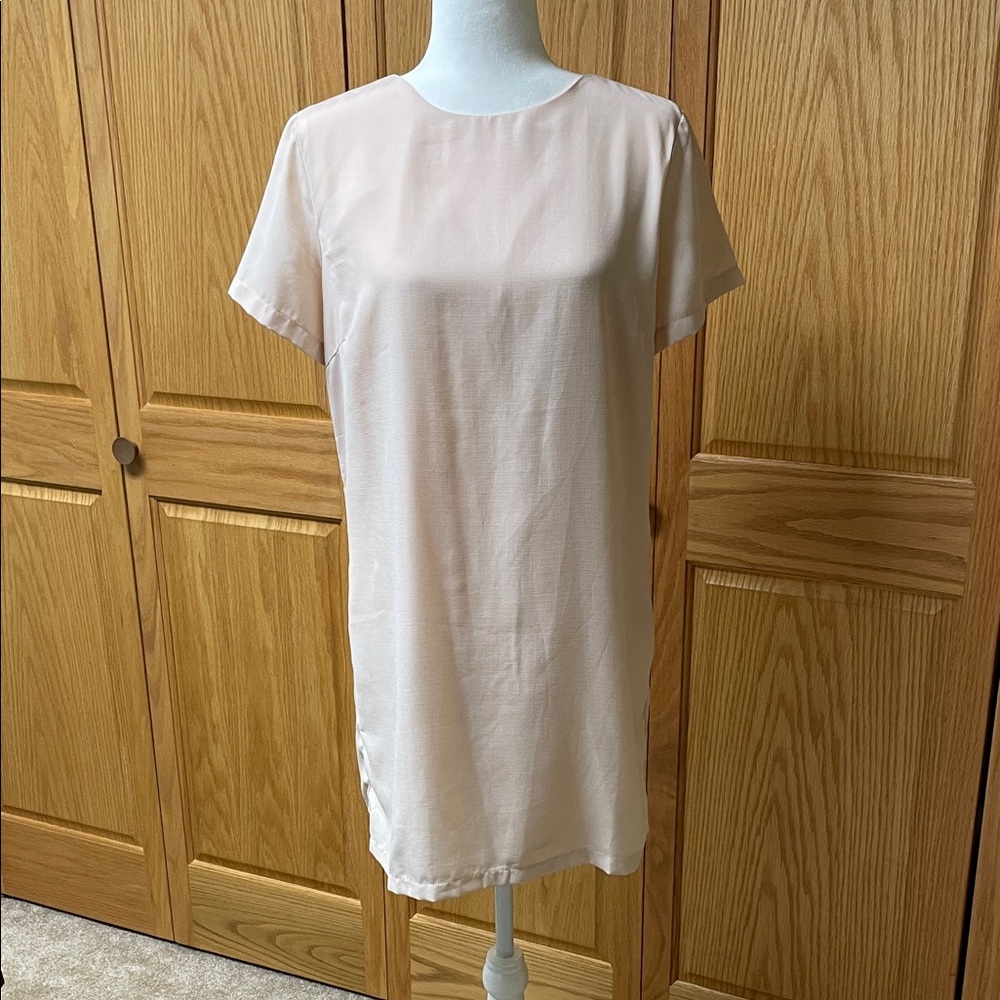 Lulu's Soft Blush Shift Dress